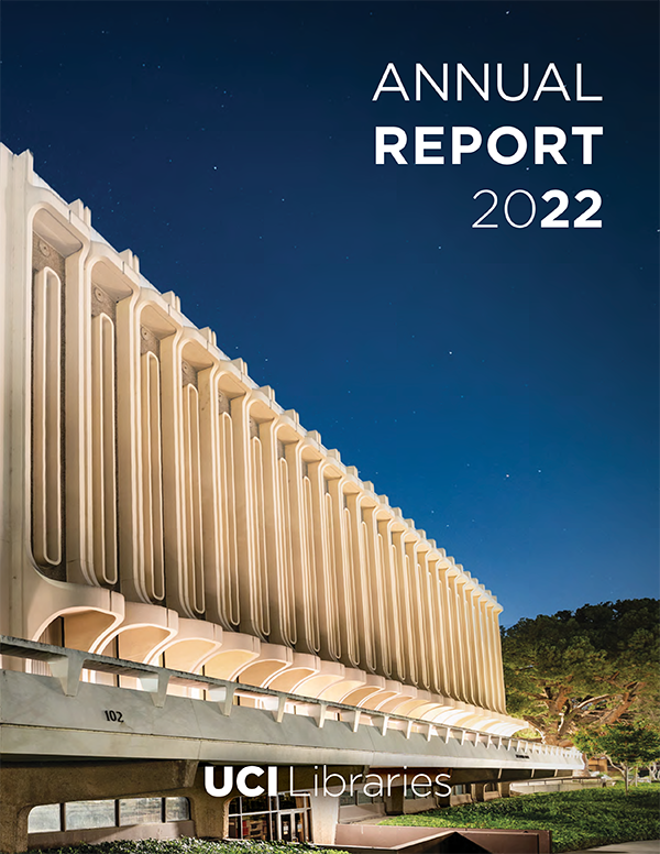 Newsletter & Annual Report UCI Libraries Giving